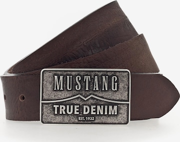 Ceinture MUSTANG en marron : devant