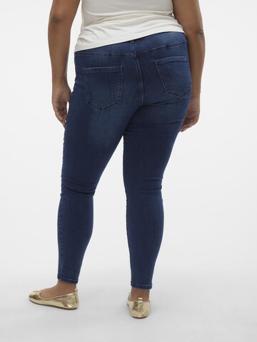 Vero Moda Curve Skinny Jeans 'VMCTANYA ' in Blau