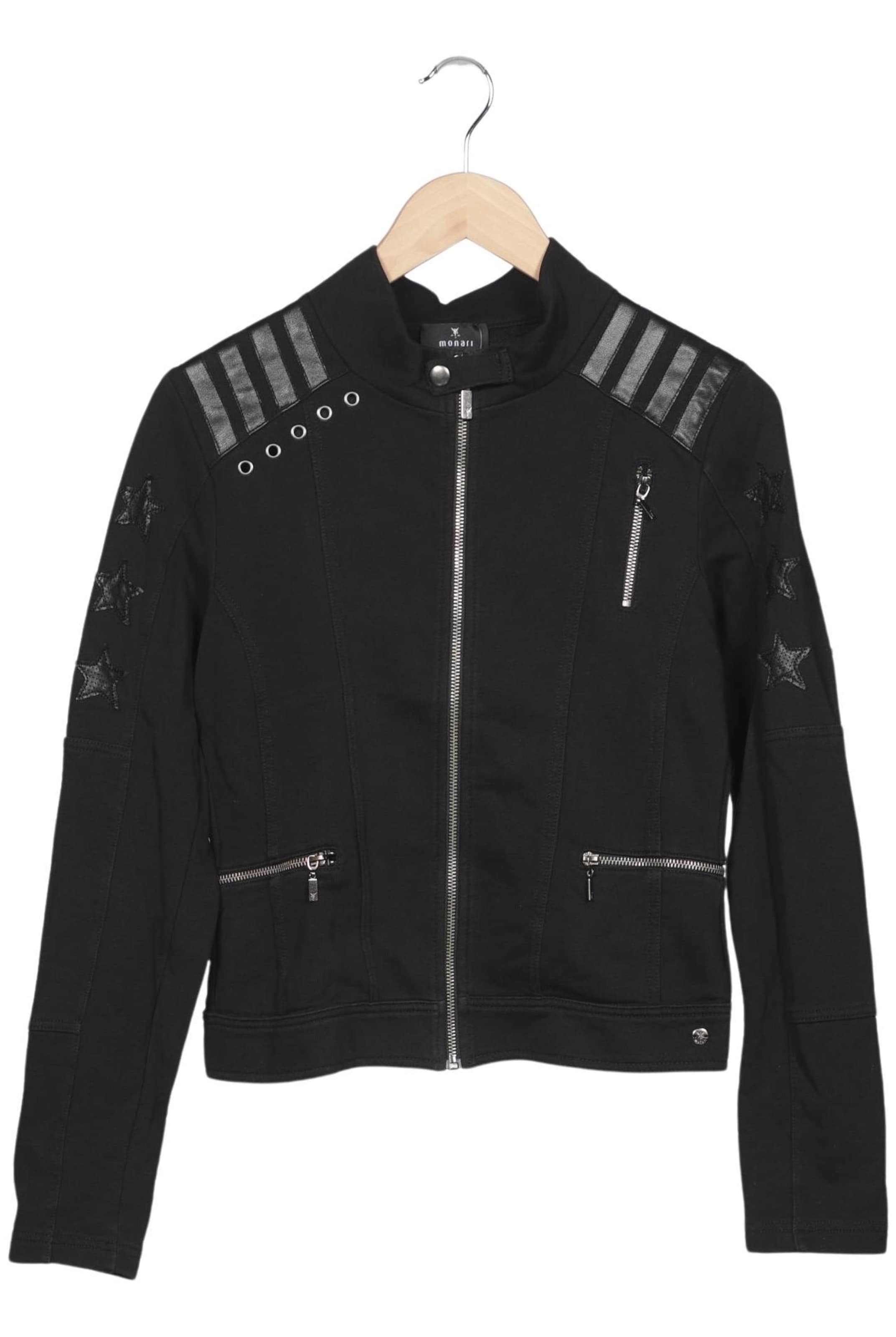 monari Sweatshirt & Zip-Up Hoodie in S in Black: front