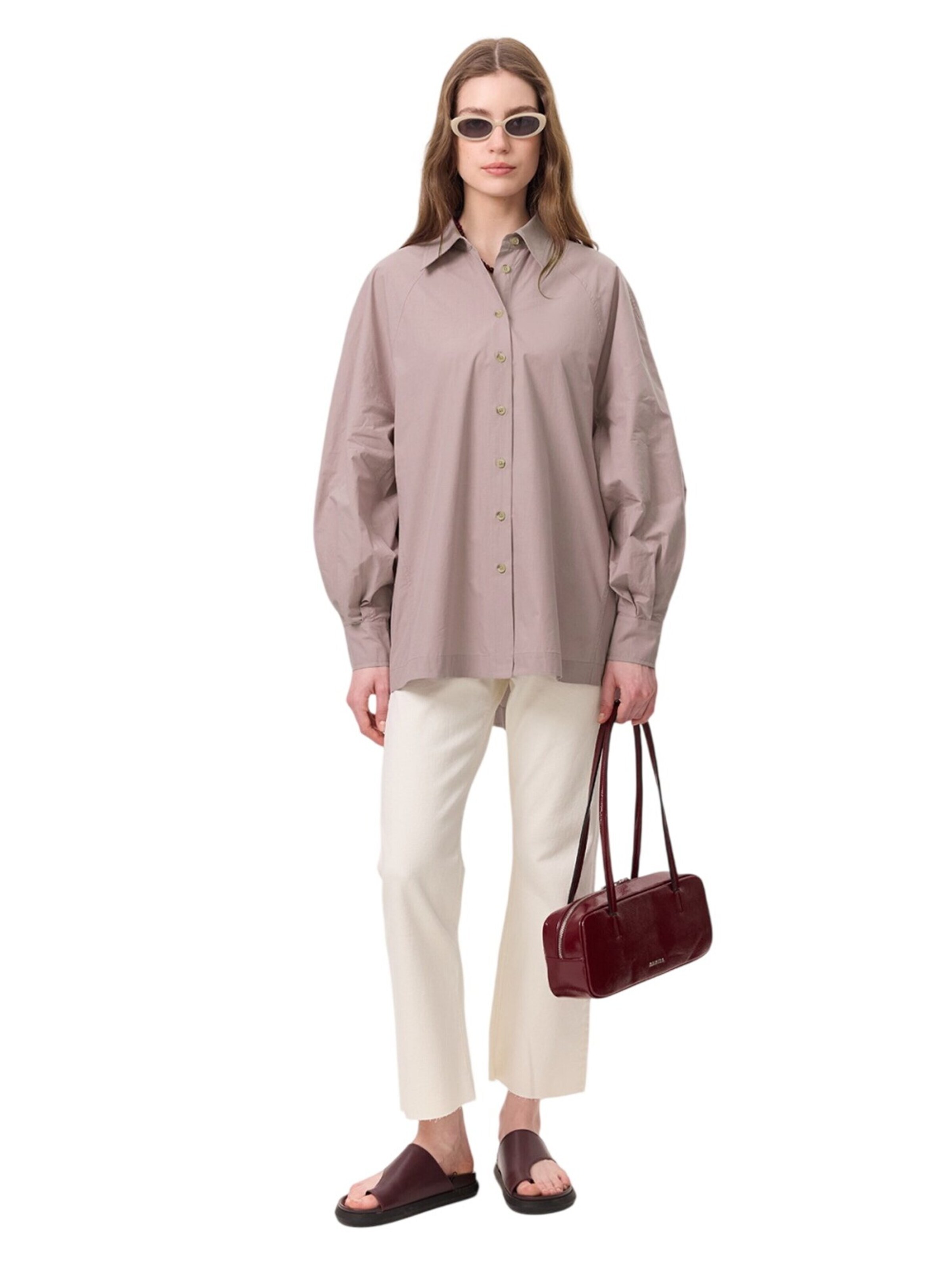 MANUKA Blouse in Lila