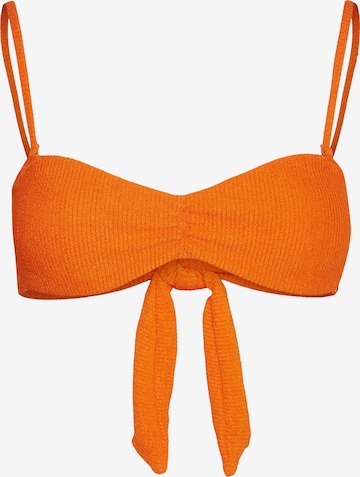 Bandeau Hauts de bikini 'Meera' VERO MODA en orange : devant