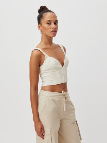 LeGer by Lena Gercke Top 'Lenni' in White: front