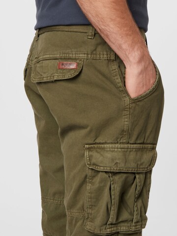 INDICODE JEANS Regular Cargo trousers 'Monroe' in Green