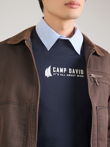 CAMP DAVID Μπλουζάκι σε μπλε