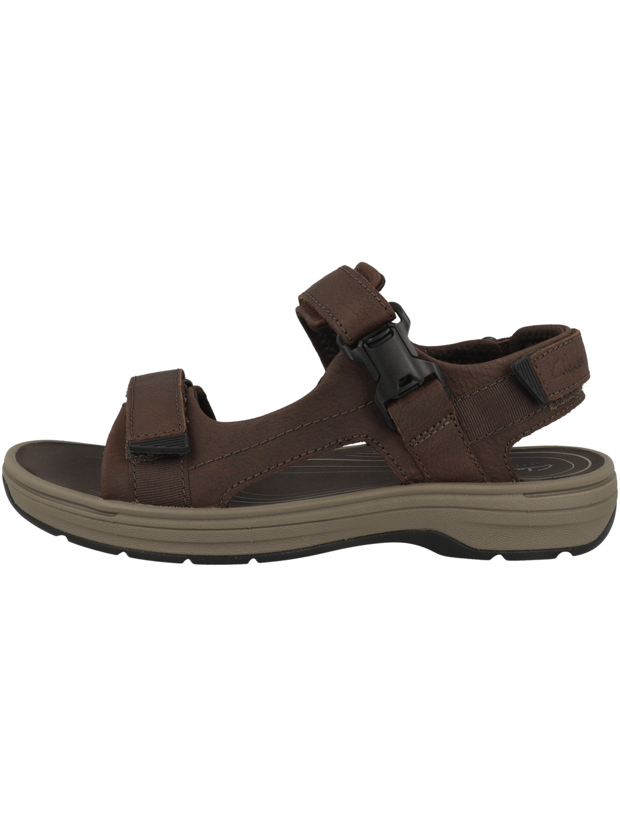 CLARKS Sandale 'Saltway Edge' in Braun