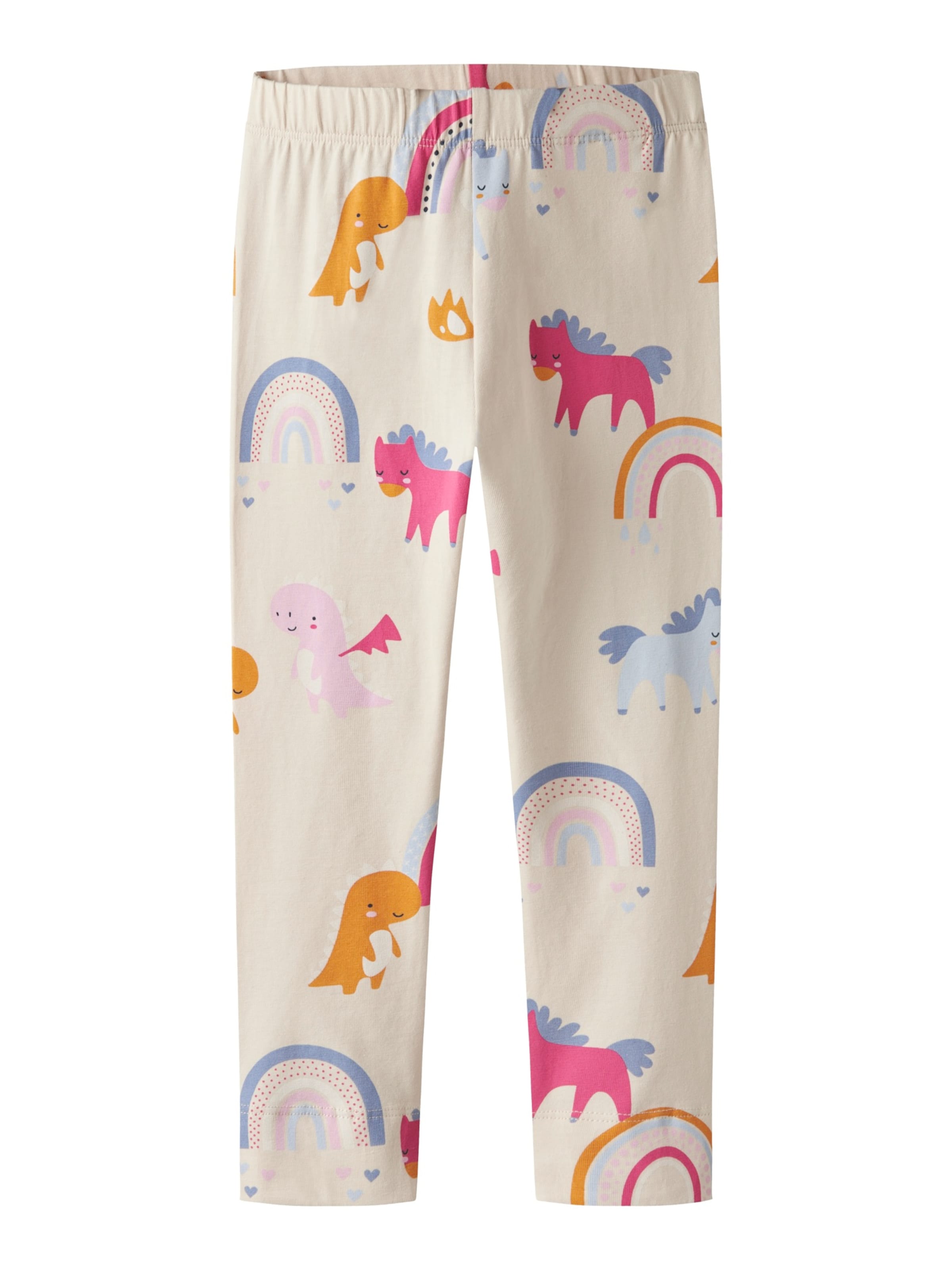 NAME IT Skinny Legíny 'NMFNULANA' – béžová: přední strana