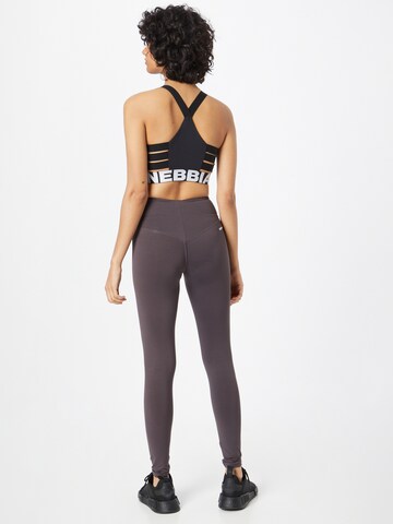 Skinny Pantaloni sport 'HERO' de la NEBBIA pe maro