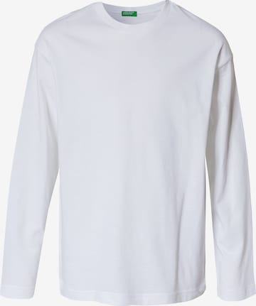 UNITED COLORS OF BENETTON Shirt in White: front