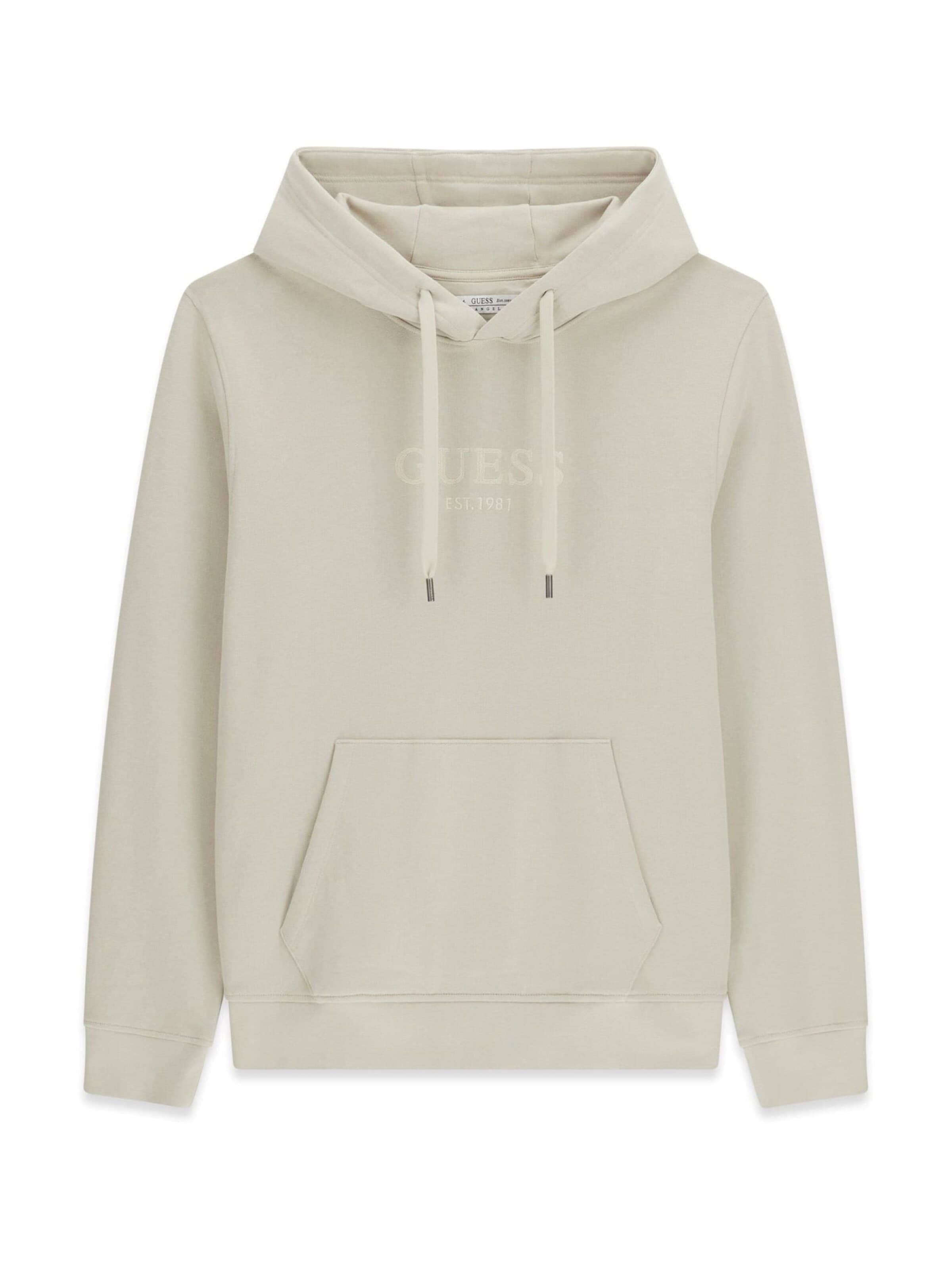 Sweat-shirt 'M6YQ36K4243' GUESS en beige : devant
