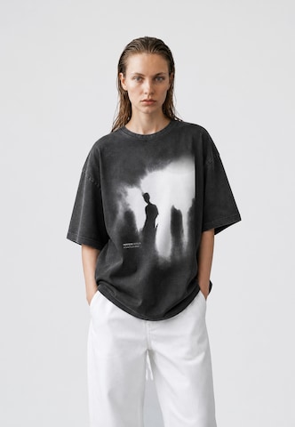 Vertere Berlin Shirt 'ANONYMITY' in Zwart: voorkant