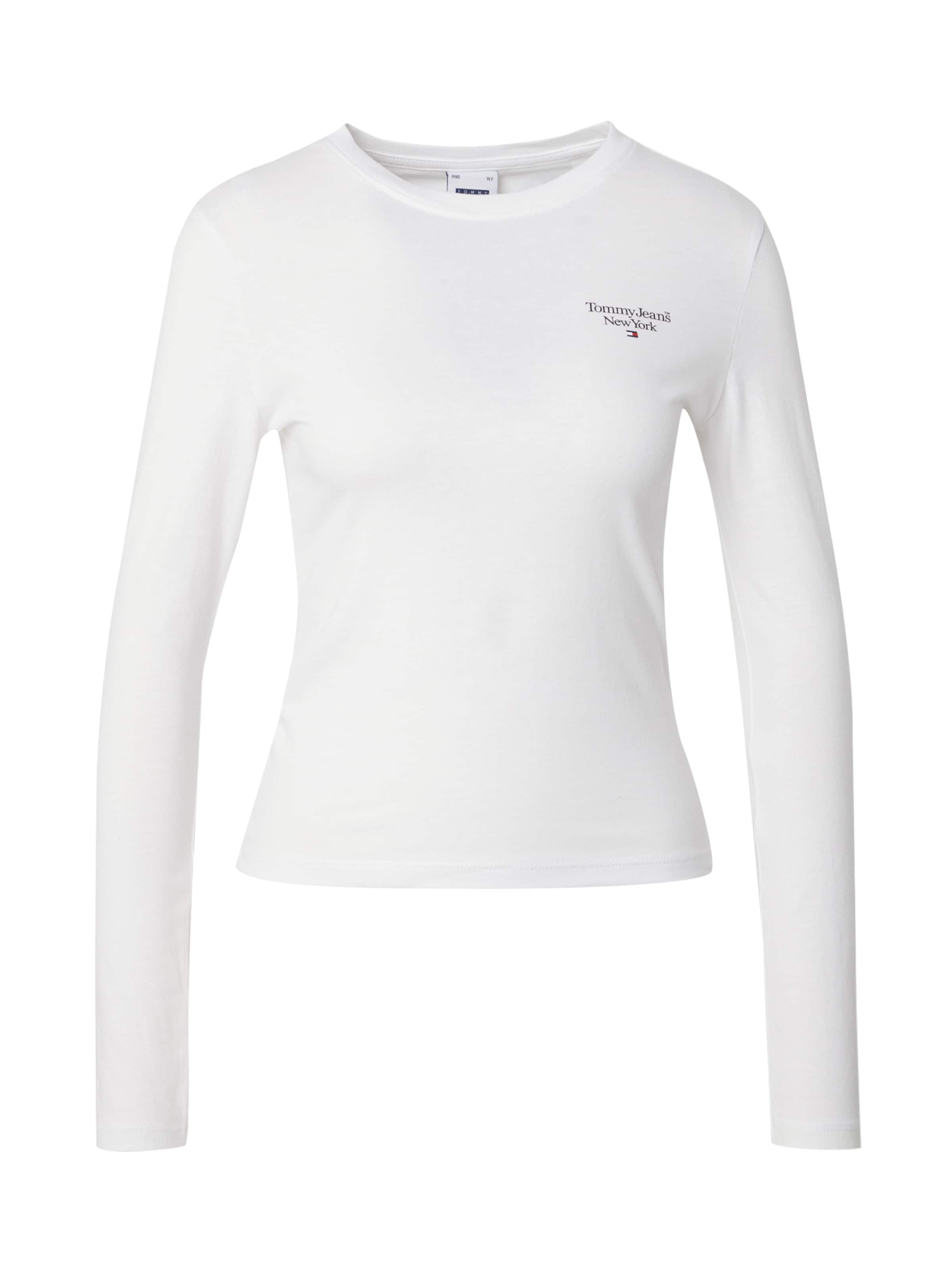 balts Tommy Jeans T-Krekls 'ESSENTIAL': no priekšpuses