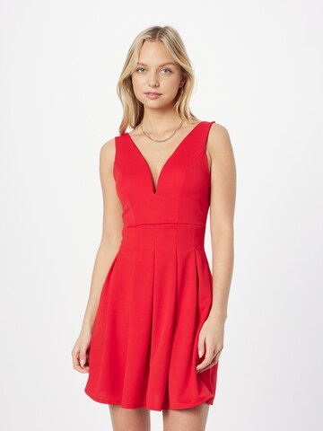 WAL G. Cocktail dress in Red: front