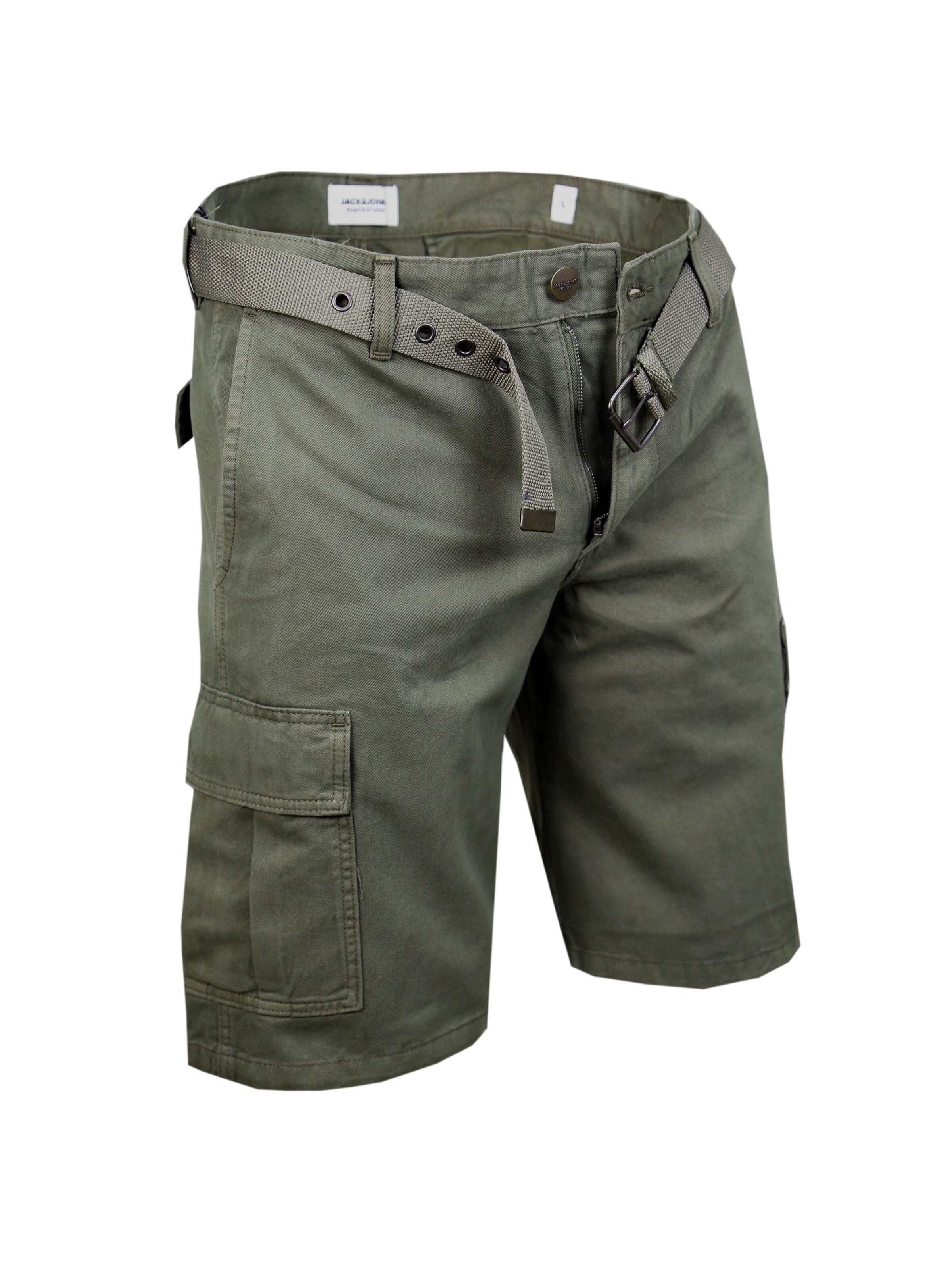 JACK & JONES Regular Cargo Pants in Green