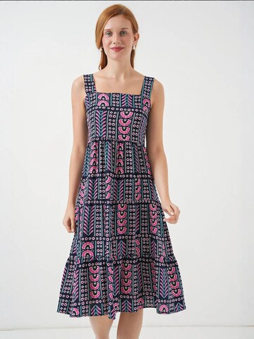 Bigdart Dress in Blue: front