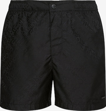 Calvin Klein Swimwear Board Shorts in Black: front