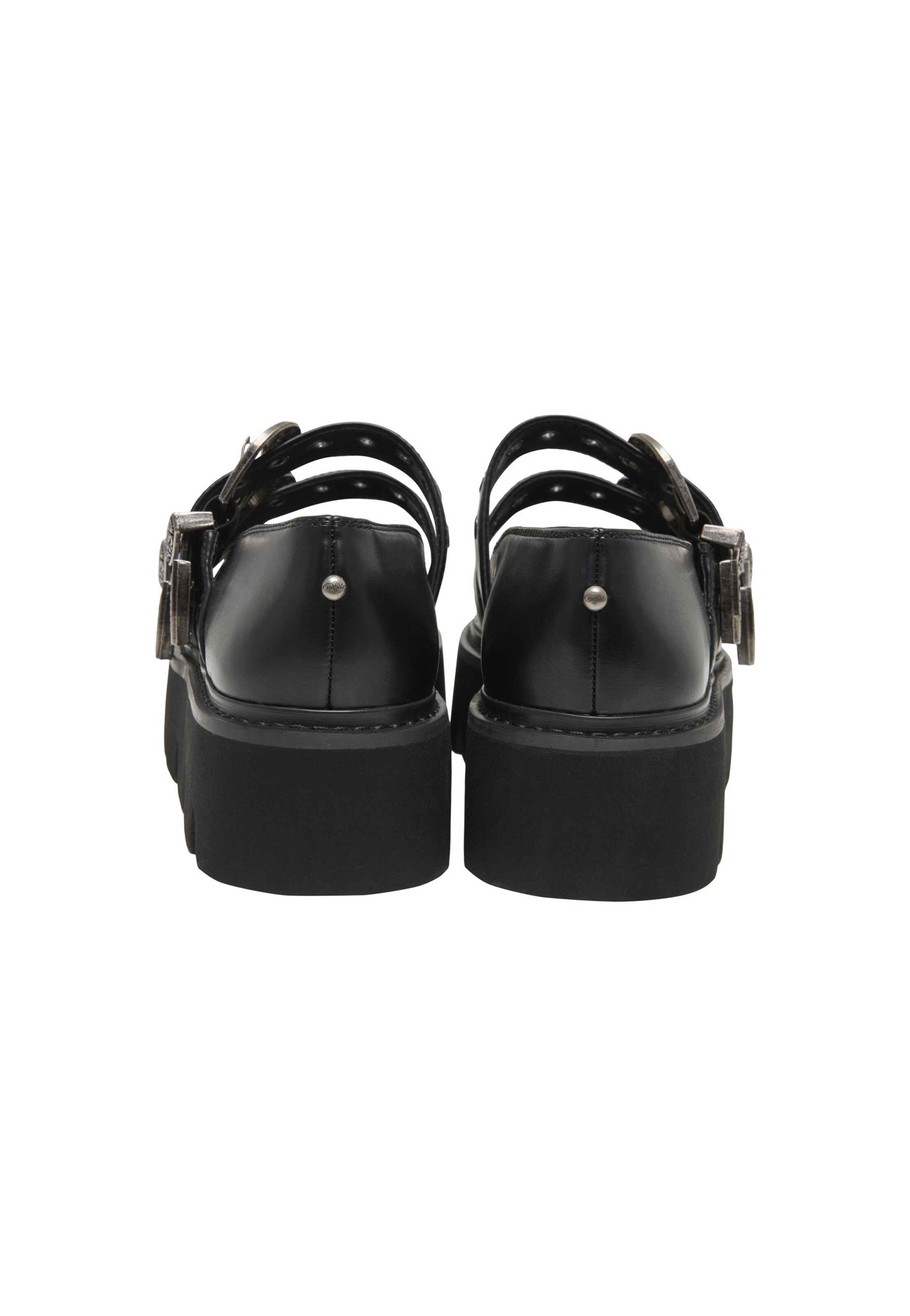 BUFFALO - Sabrina com tiras 'Darya' em preto