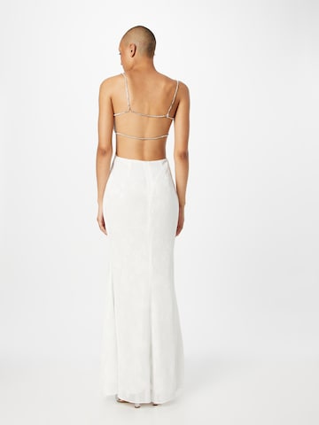 Robe de soirée Nasty Gal en blanc