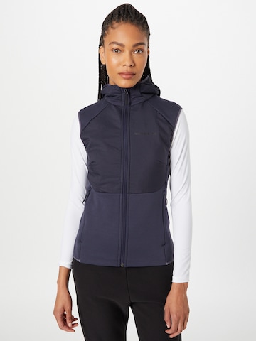 JACK WOLFSKIN Sportbodywarmer 'Tasman' in Grijs: voorkant