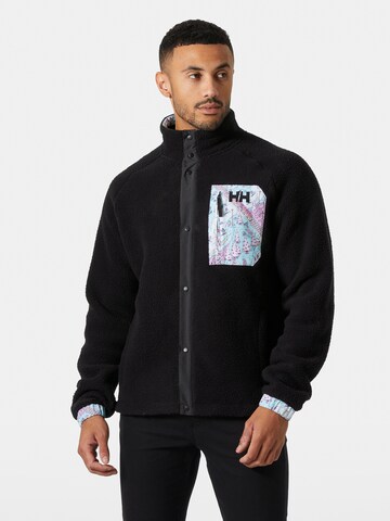 Veste en polaire fonctionnelle 'Panorama Pile Snap' HELLY HANSEN en noir : devant