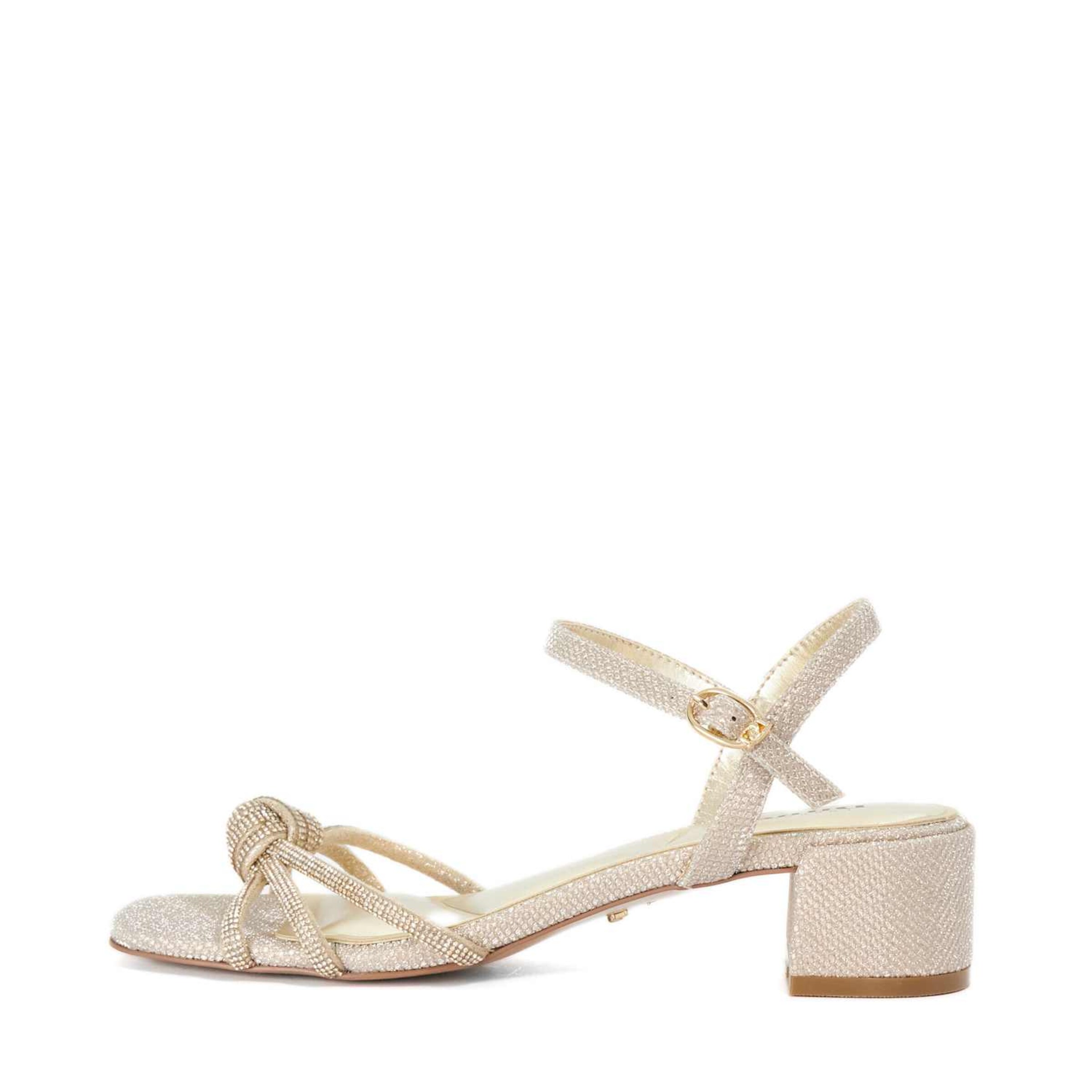 Dune LONDON Riemensandale Marvelousness' in Gold