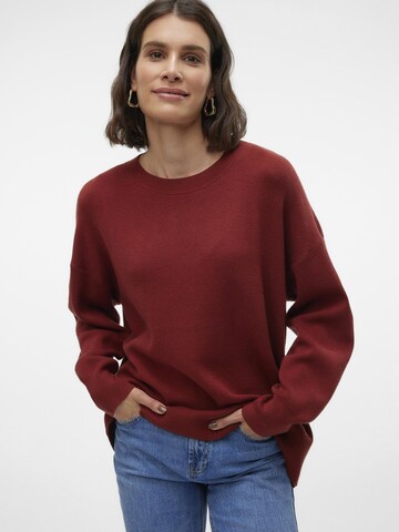 VERO MODA Trui 'VMNancy' in Bruin