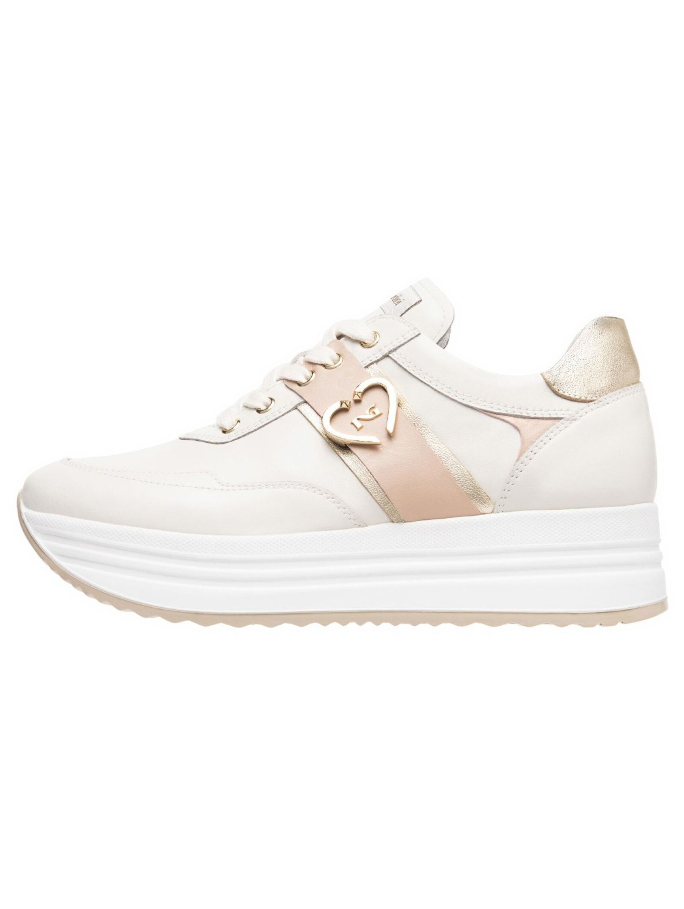 Baskets basses Nero Giardini en blanc