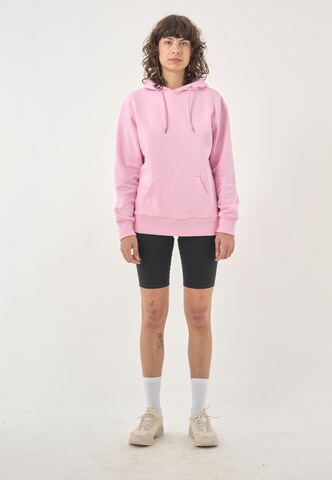 Cleptomanicx Kapuzensweatshirt 'Hooded Ligull' in Pink