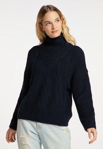 DreiMaster Vintage Sweater in Blue: front