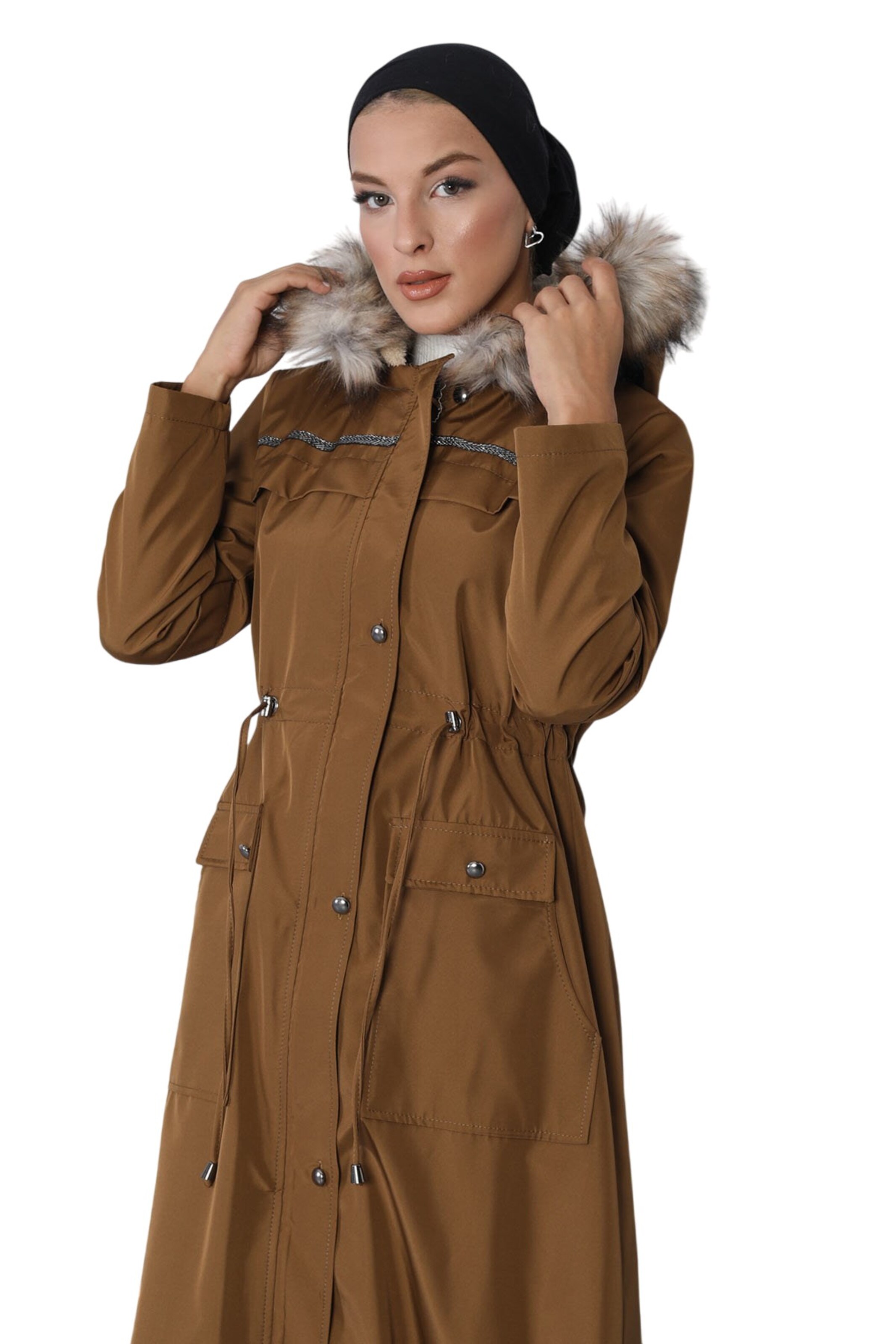 MODAMIHRAM Parka in Braun