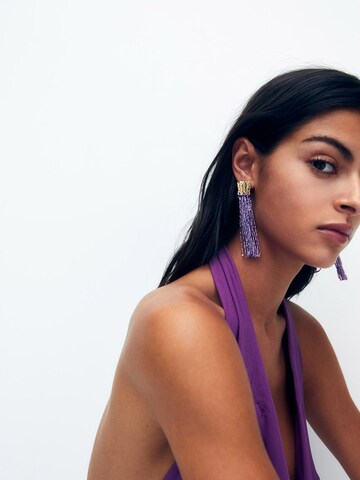 Pull&Bear Earrings in Purple