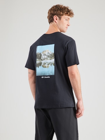 COLUMBIA Funkční tričko 'Hike Society™' – černá: přední strana