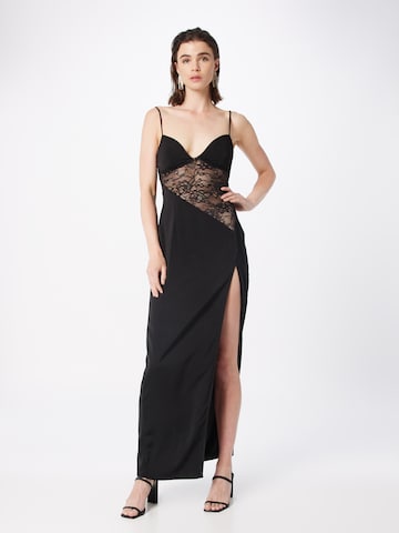 Misspap - Vestido de festa em preto: frente