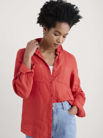 Seasalt Cornwall Bluse 'Hazel Branch' in Rot