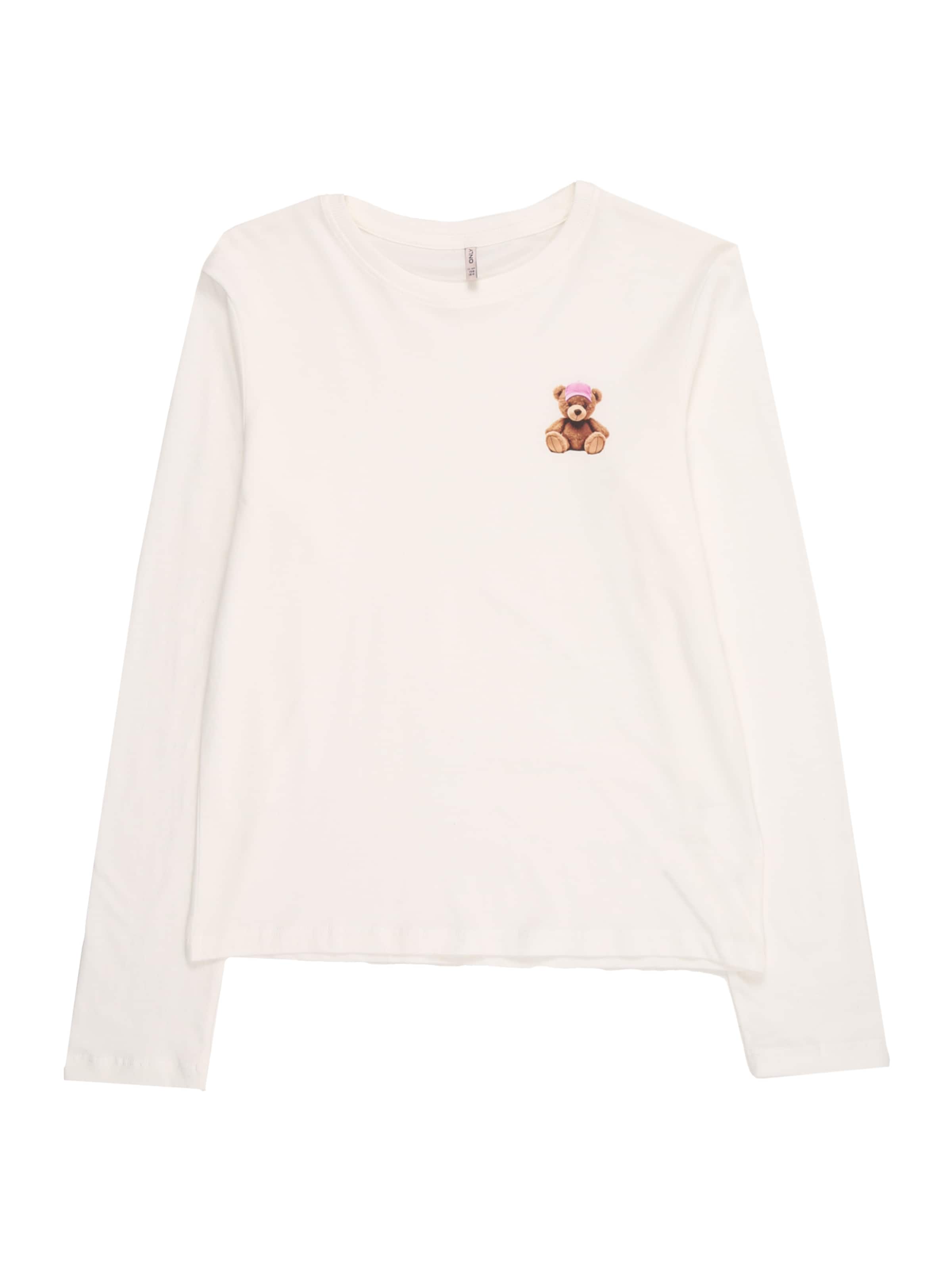 ONLY GIRLS Shirt 'KOGREX' in White: front