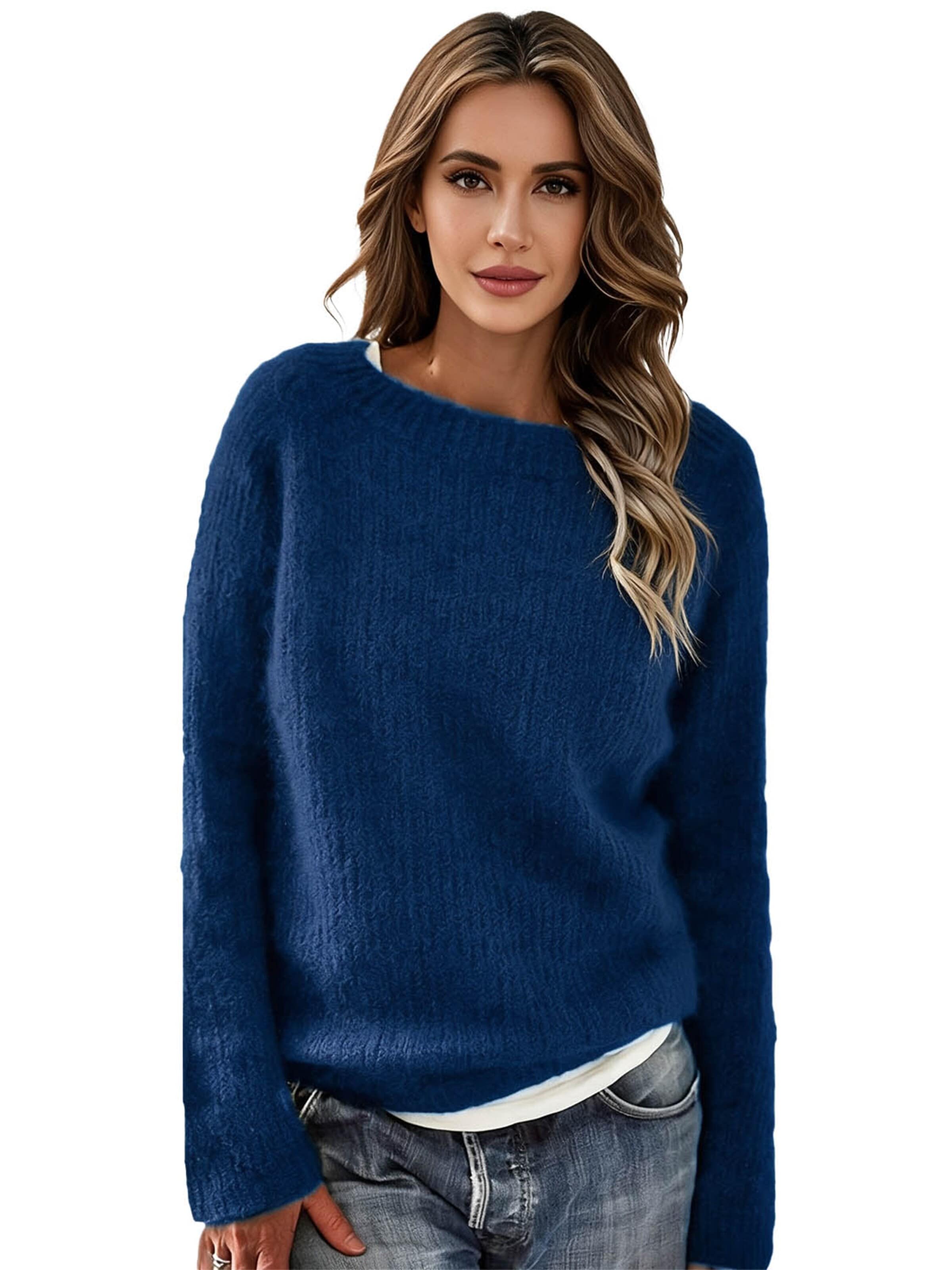 KoJooin Sweter 'Fair Isle' w kolorze niebieski: przód