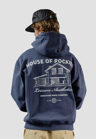 Pockies Sweatshirt 'H.O.P.' in Blauw: voorkant