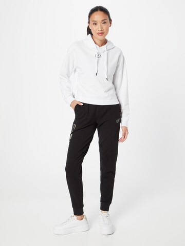 EA7 Emporio Armani Tapered Broek in Zwart