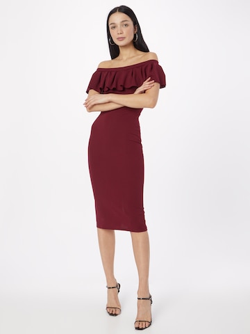 WAL G. Dress 'HIMANI' in Red: front