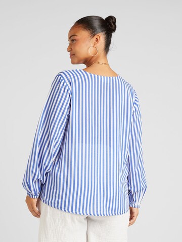 Chemisier 'CARABEL' ONLY Carmakoma en bleu
