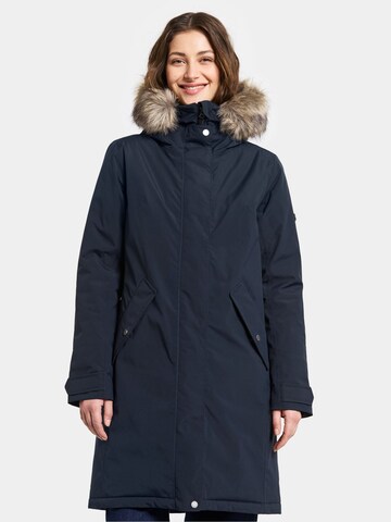 Parka d’hiver 'Erna' Didriksons en bleu : devant