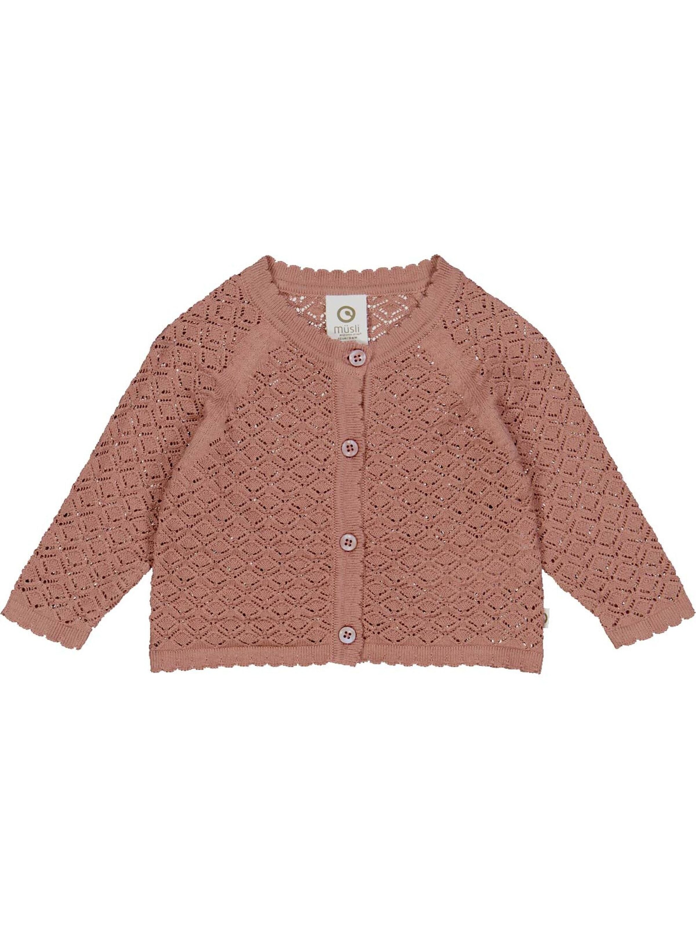 Giacchetta di Müsli by GREEN COTTON in rosa: frontale