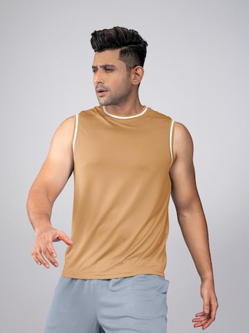 Maglia funzionale 'Pantoneclo Men’s Gym Vest' di PANTONECLO in giallo