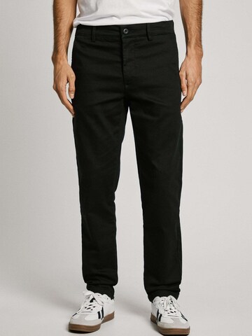 Pepe Jeans Slimfit Broek 'Gymdigo' in Zwart: voorkant