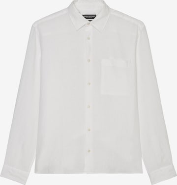 Coupe regular Chemise Marc O'Polo en blanc : devant