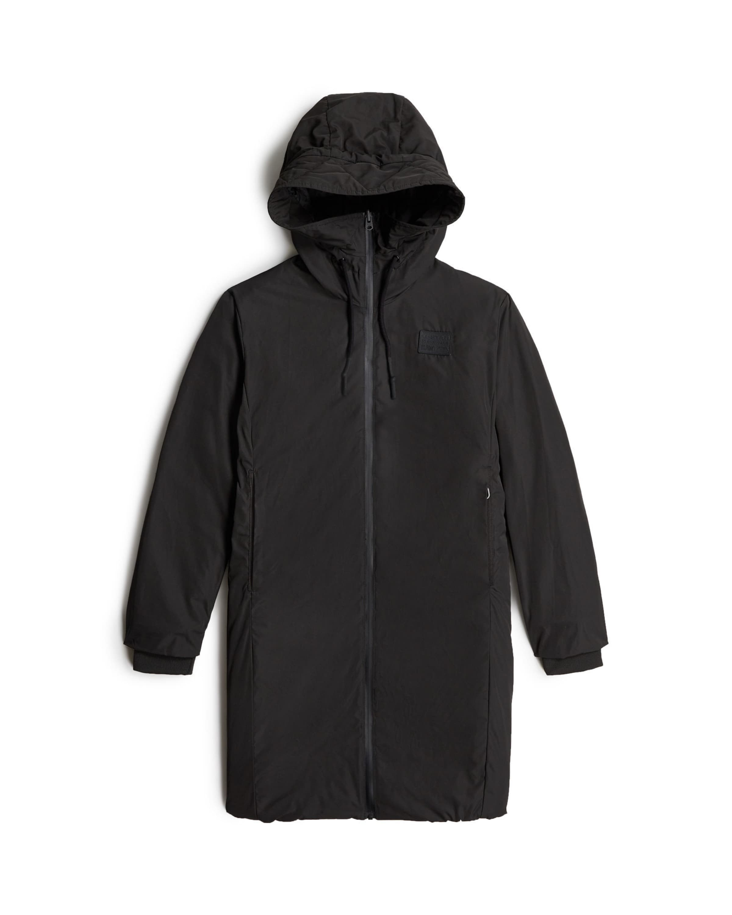 G-STAR Tussenparka in Zwart: voorkant