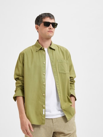 SELECTED HOMME - Ajuste regular Camisa en verde