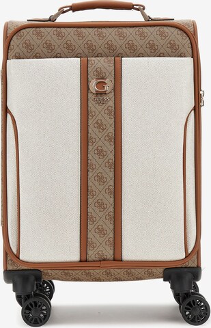 GUESS Travel Bag 'Kerima' in Brown: front