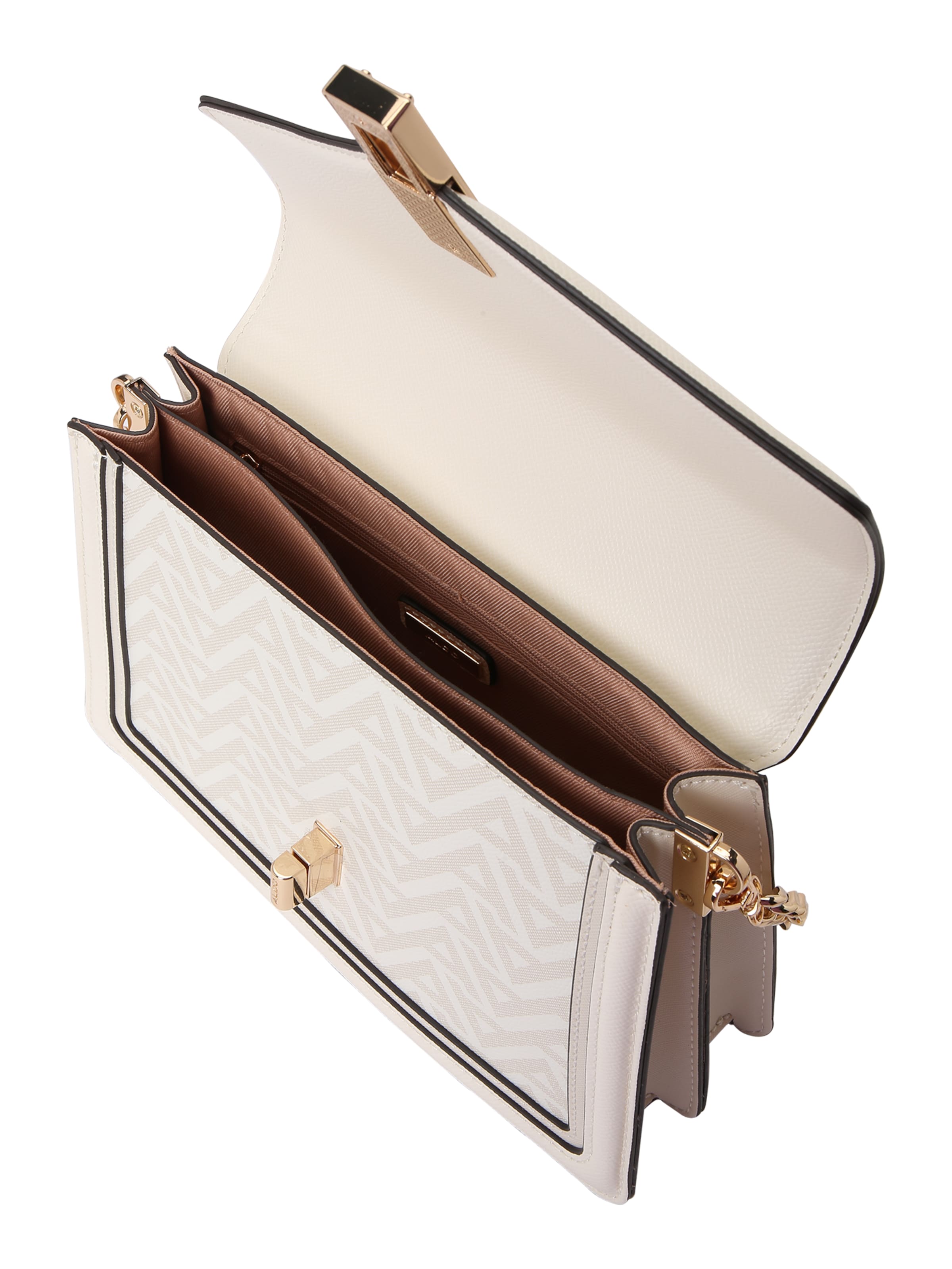 ALDO - Mala de ombro 'AMDOUNA' em branco