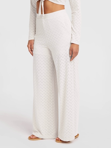 O'NEILL Szeroka nogawka Spodnie w kolorze biały