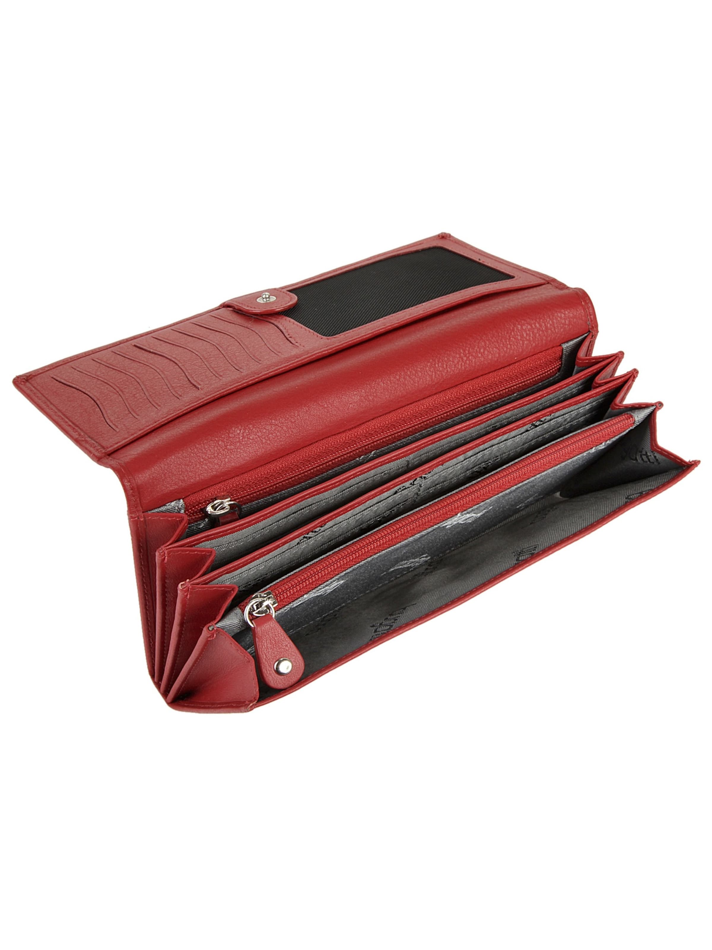 Porte-monnaies 'VERTICE' bugatti en rouge